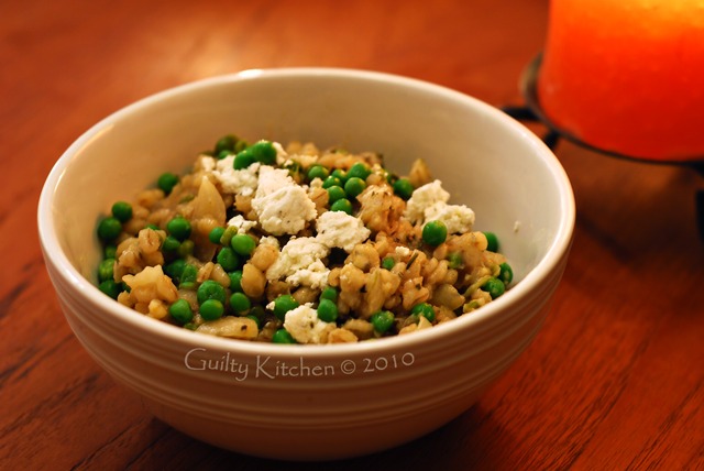 Barley Risotto with Peas